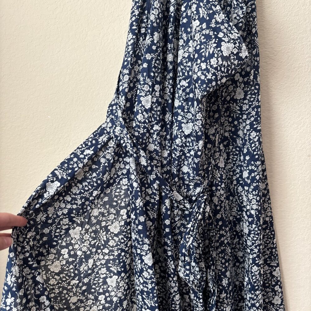 Ann Mashburn Liberty Fabrics Floral Printed Wrap Maxi Dress - Picture 11 of 11